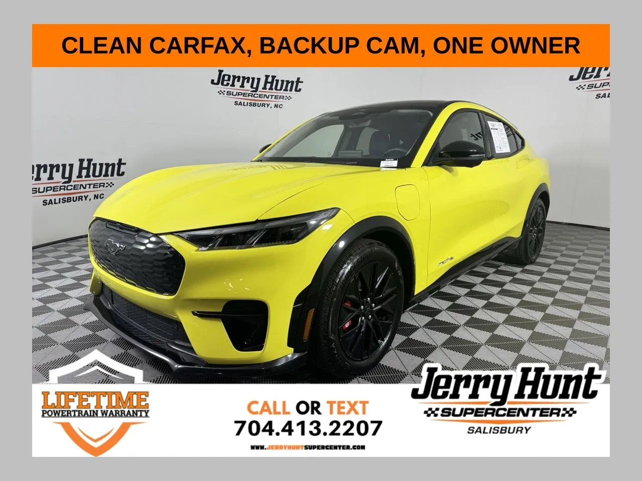 Yellow 2025 Ford Mustang Mach-E Premium for sale in Salisbury, NC