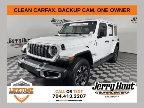 White 2024 Jeep Wrangler Sahara for sale in Salisbury, NC