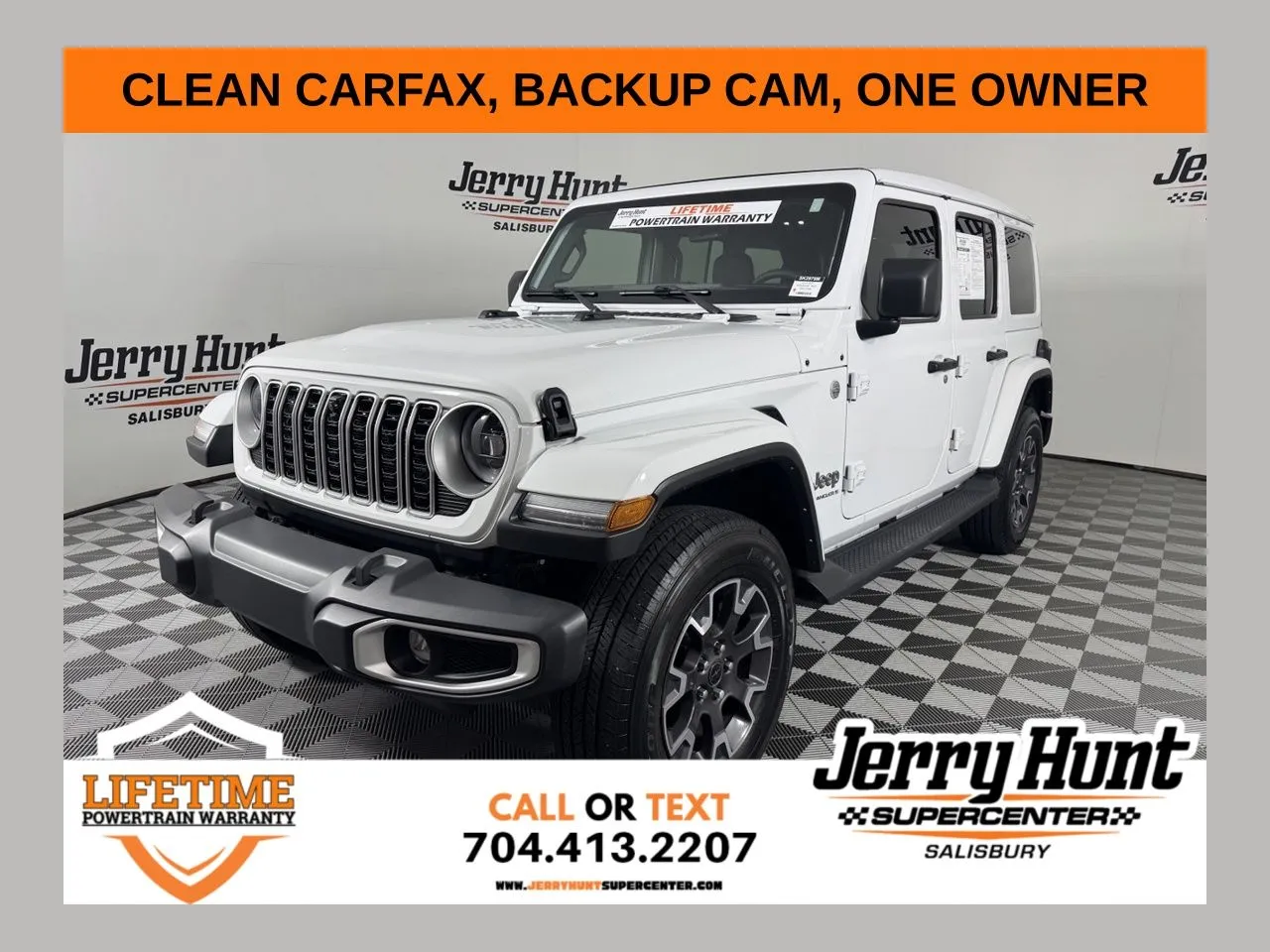 White 2024 Jeep Wrangler Sahara for sale in Salisbury, NC