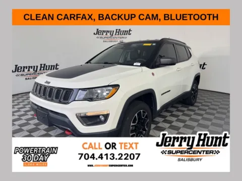 White 2021 Jeep Compass Trailhawk for sale in Salisbury, NC