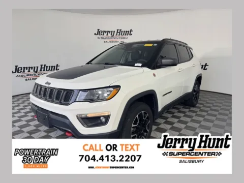 White 2021 Jeep Compass Trailhawk for sale in Salisbury, NC