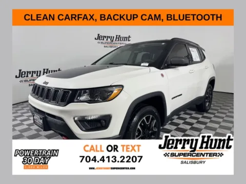 White 2021 Jeep Compass Trailhawk for sale in Salisbury, NC