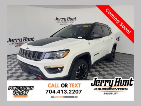 White 2021 Jeep Compass Trailhawk for sale in Salisbury, NC