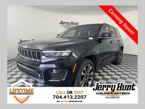 Black 2023 Jeep Grand Cherokee Overland for sale in Salisbury, NC