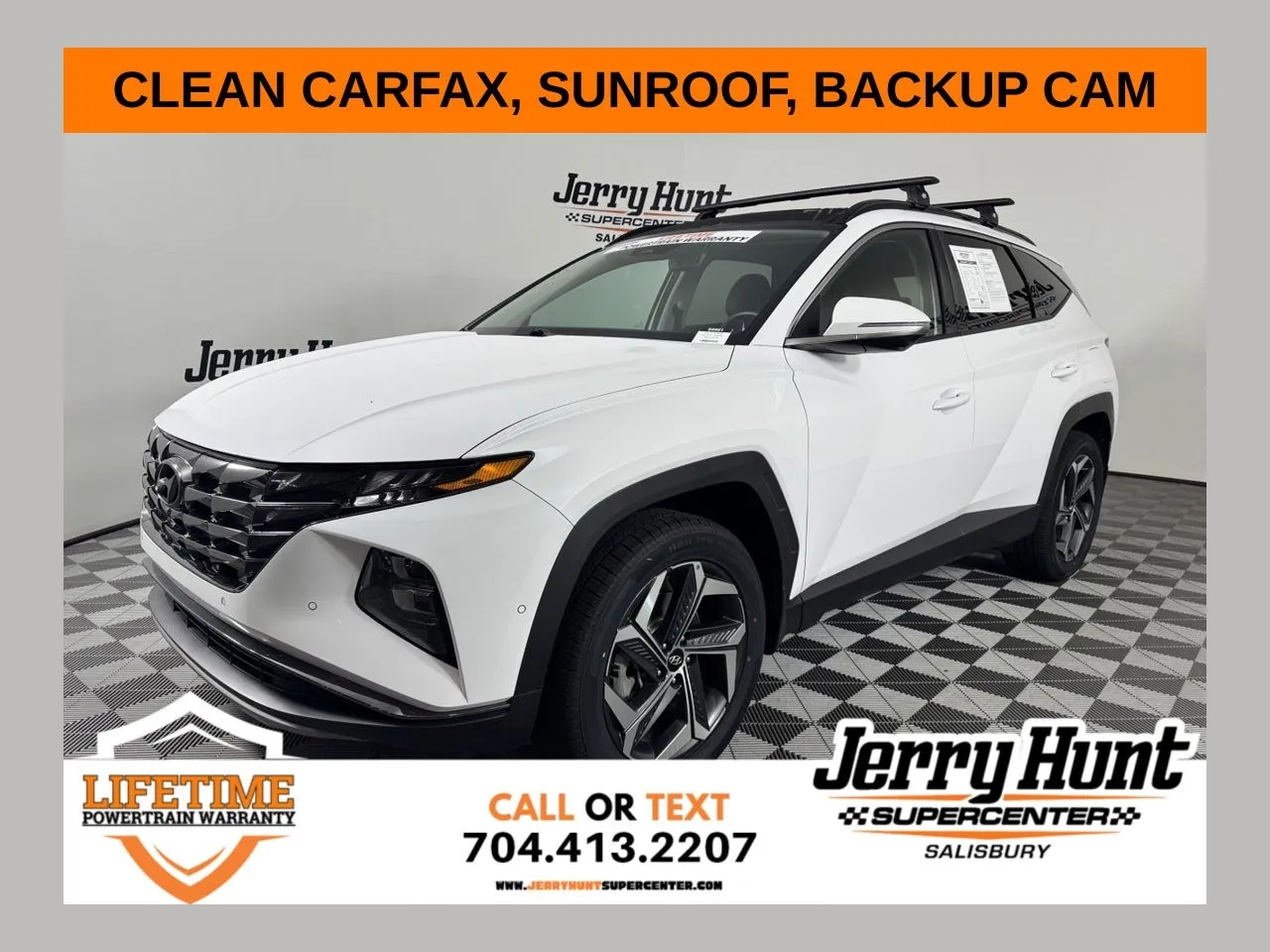 White 2022 Hyundai Tucson Limited for sale in Salisbury, NC