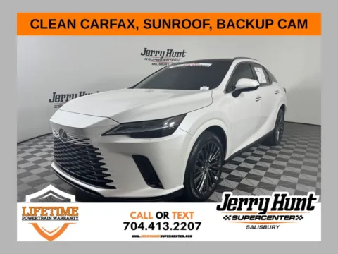White 2023 Lexus RX 350 Luxury for sale in Salisbury, NC