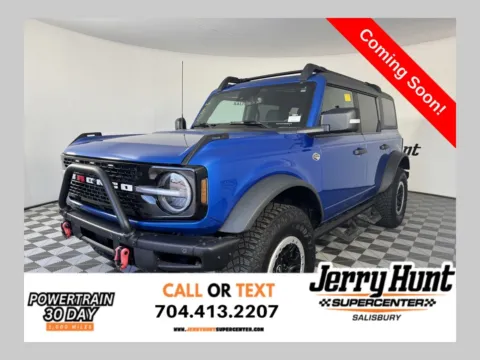 Blue 2022 Ford Bronco Wildtrak for sale in Salisbury, NC