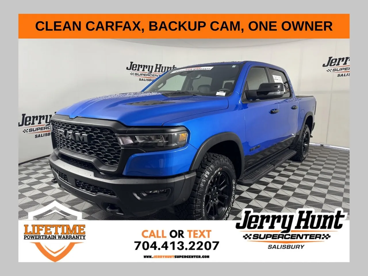 Blue 2026 Ram 1500 Rebel for sale in Salisbury, NC