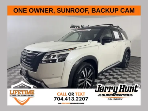 White 2023 Nissan Pathfinder Platinum for sale in Salisbury, NC