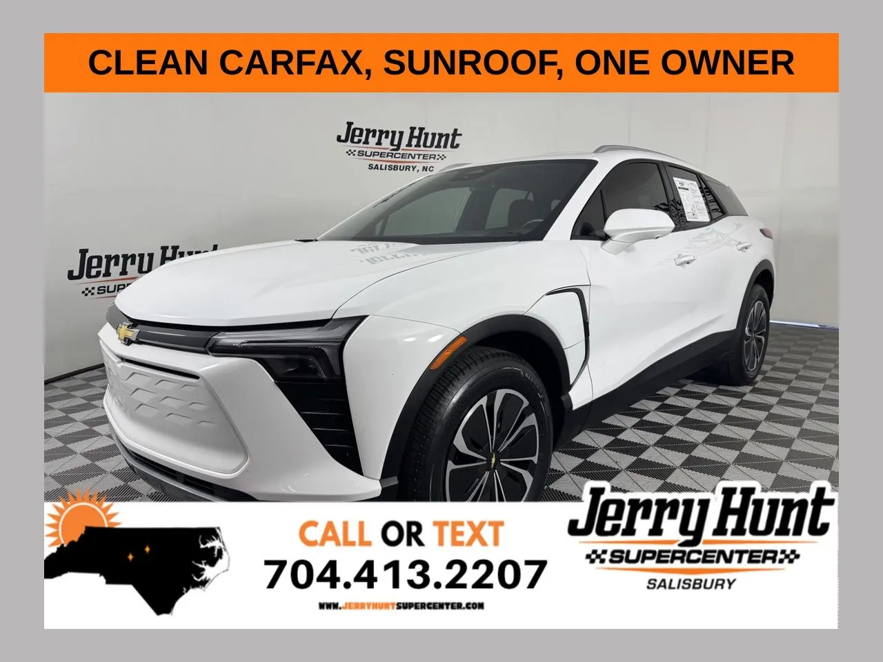 White 2024 Chevrolet Blazer EV LT for sale in Salisbury, NC