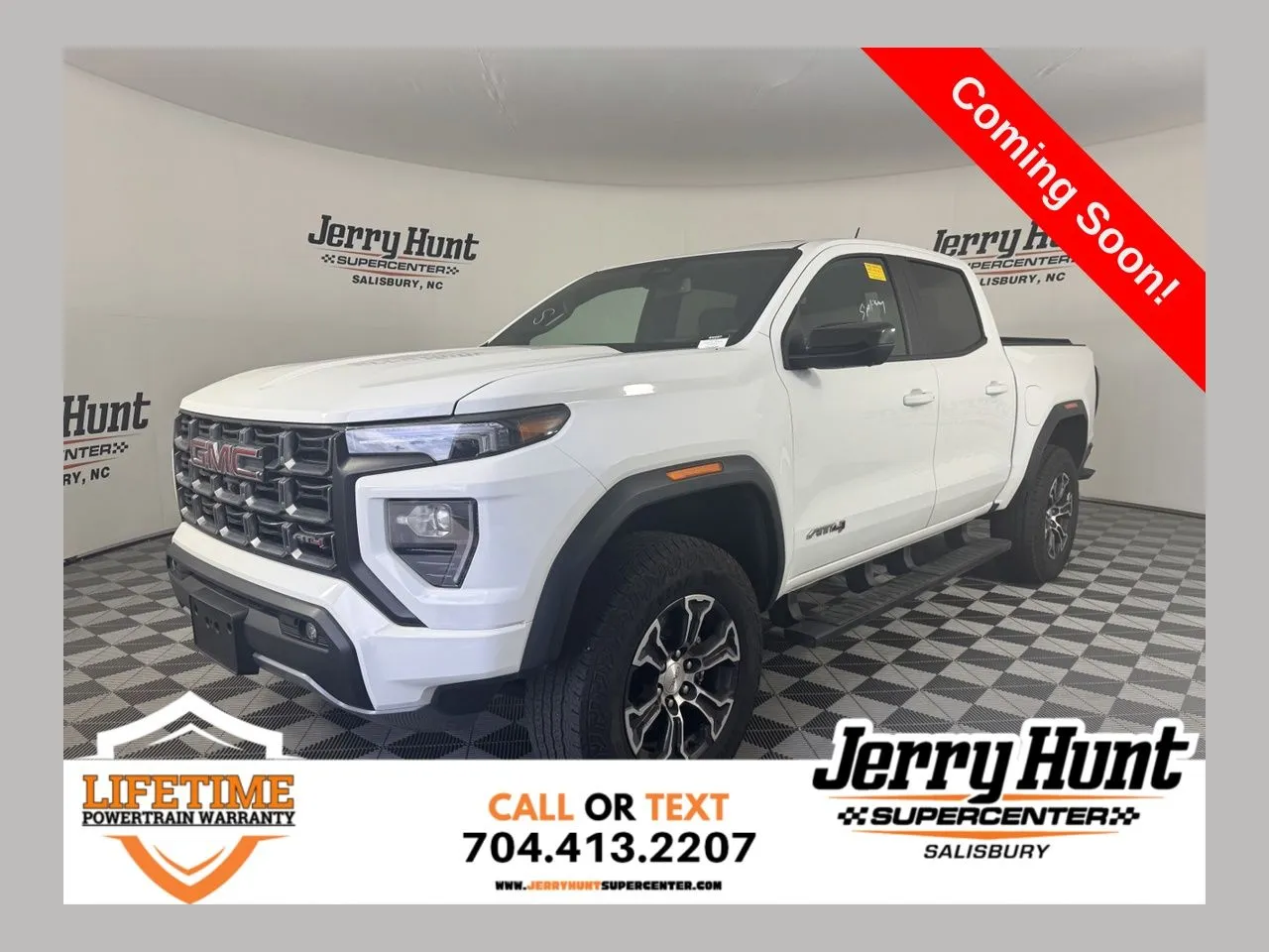 White 2025 GMC Canyon AT4 for sale in Salisbury, NC