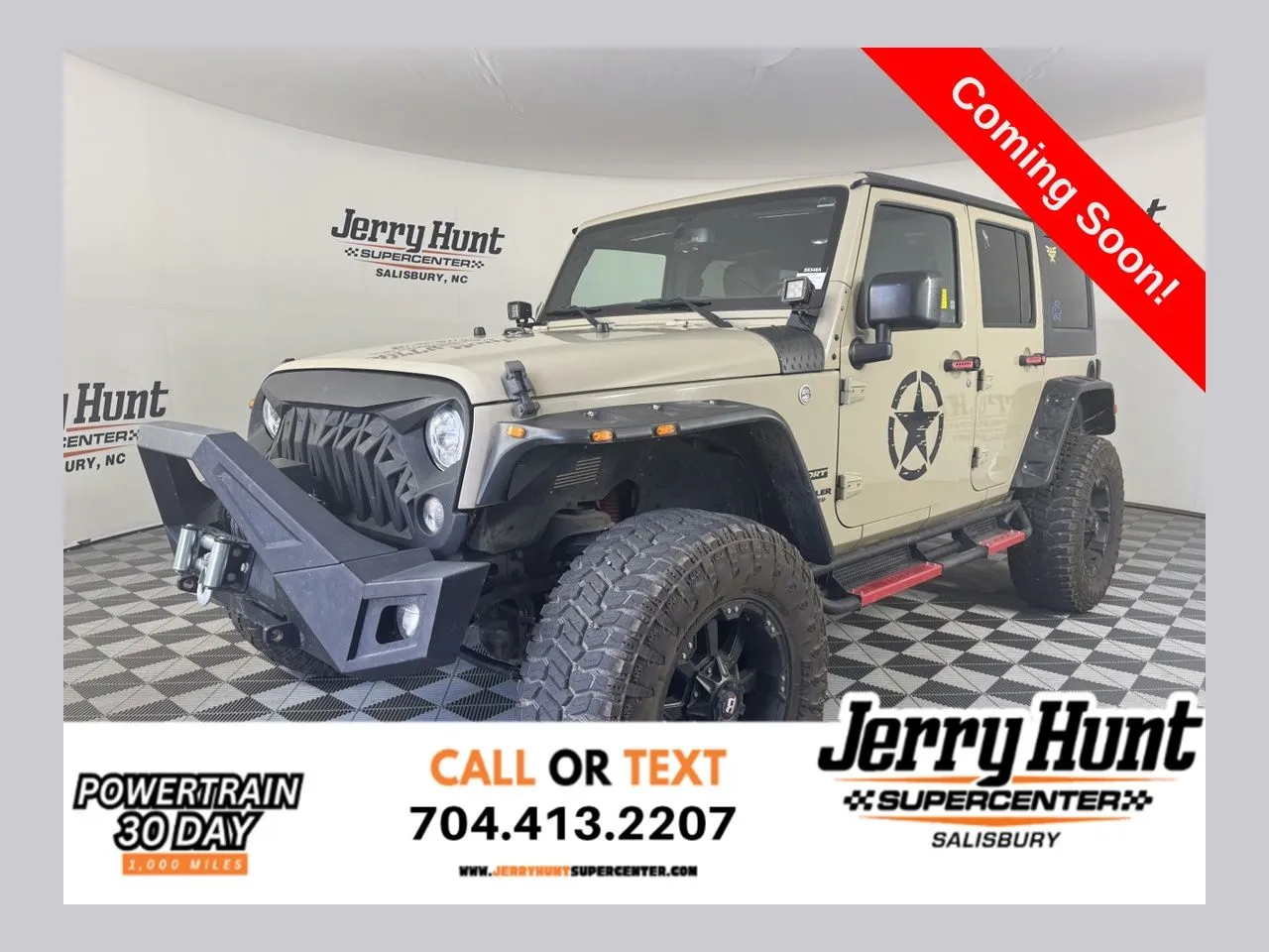 Beige 2017 Jeep Wrangler Unlimited Sport for sale in Salisbury, NC