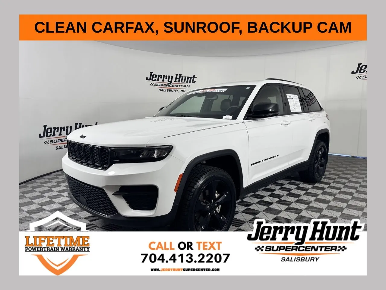 White 2023 Jeep Grand Cherokee Altitude for sale in Salisbury, NC