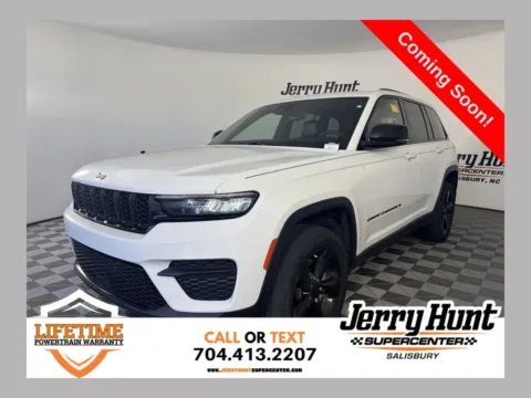 White 2023 Jeep Grand Cherokee Altitude for sale in Salisbury, NC