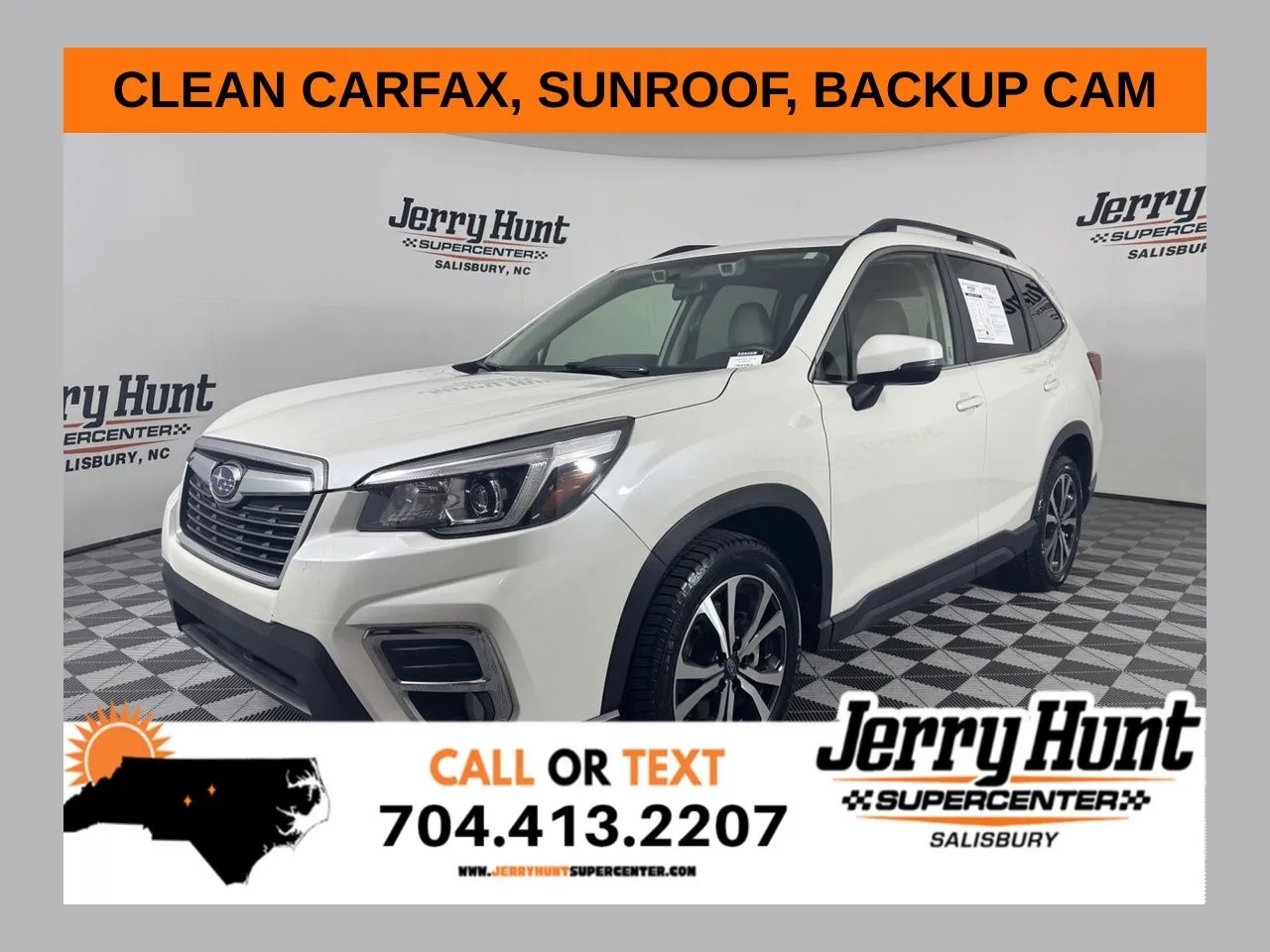 White 2019 Subaru Forester Limited for sale in Salisbury, NC