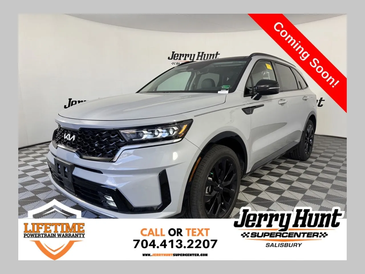 Gray 2023 Kia Sorento SX for sale in Salisbury, NC