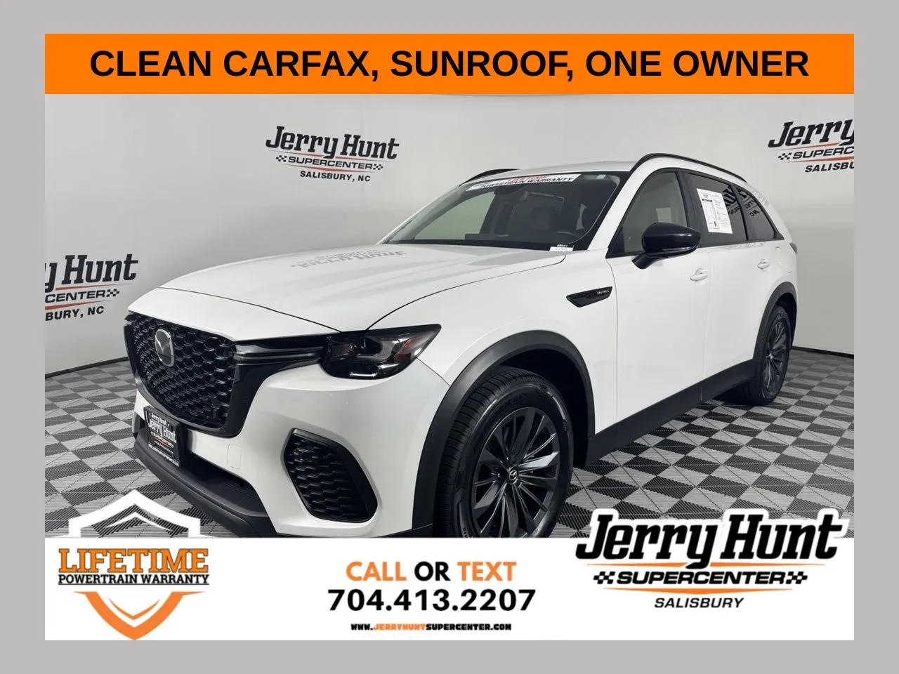 White 2025 Mazda CX-70 3.3 Turbo Preferred for sale in Salisbury, NC