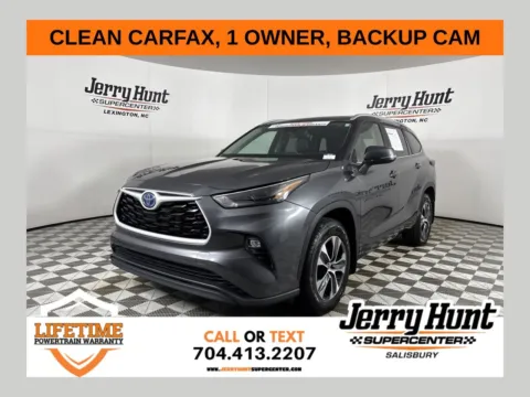 Gray 2024 Toyota Highlander Hybrid XLE for sale in Salisbury, NC