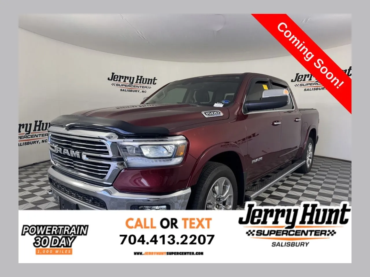 Red 2021 Ram 1500 Laramie for sale in Salisbury, NC