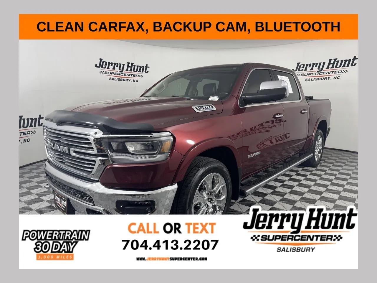 Red 2021 Ram 1500 Laramie for sale in Salisbury, NC