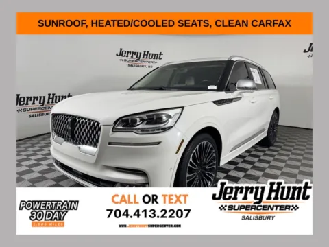 White 2021 Lincoln Aviator Black Label for sale in Salisbury, NC