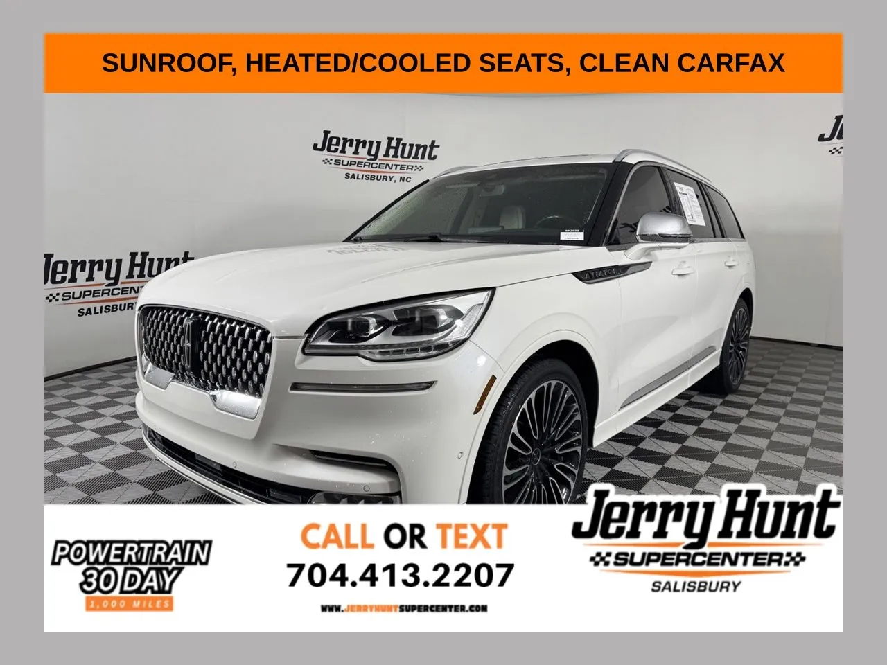 White 2021 Lincoln Aviator Black Label for sale in Salisbury, NC