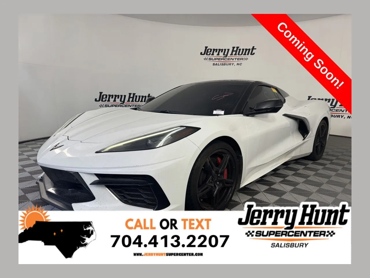 White 2023 Chevrolet Corvette Stingray for sale in Salisbury, NC