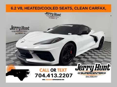 White 2023 Chevrolet Corvette Stingray for sale in Salisbury, NC