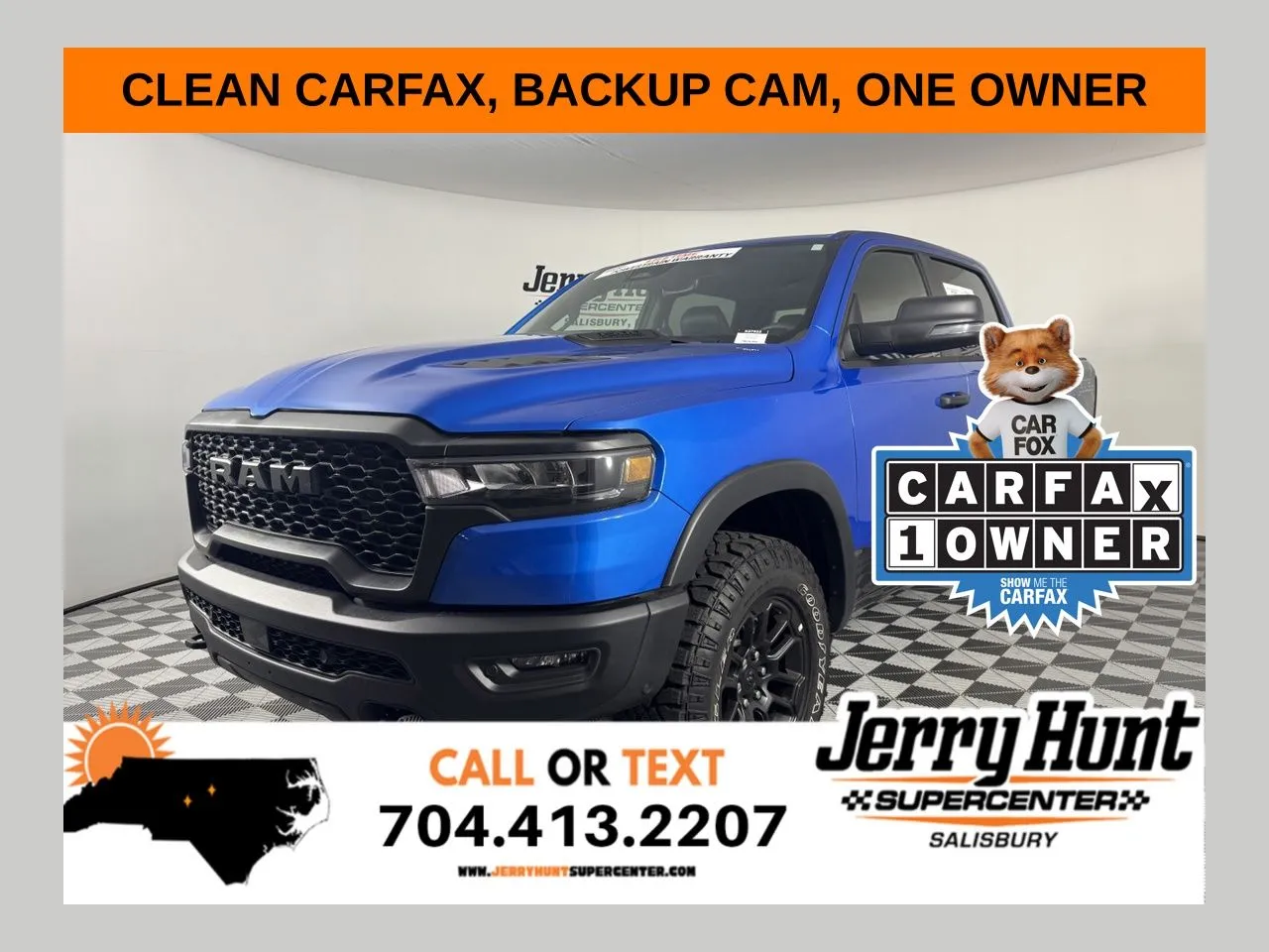 Blue 2026 Ram 1500 Rebel for sale in Salisbury, NC