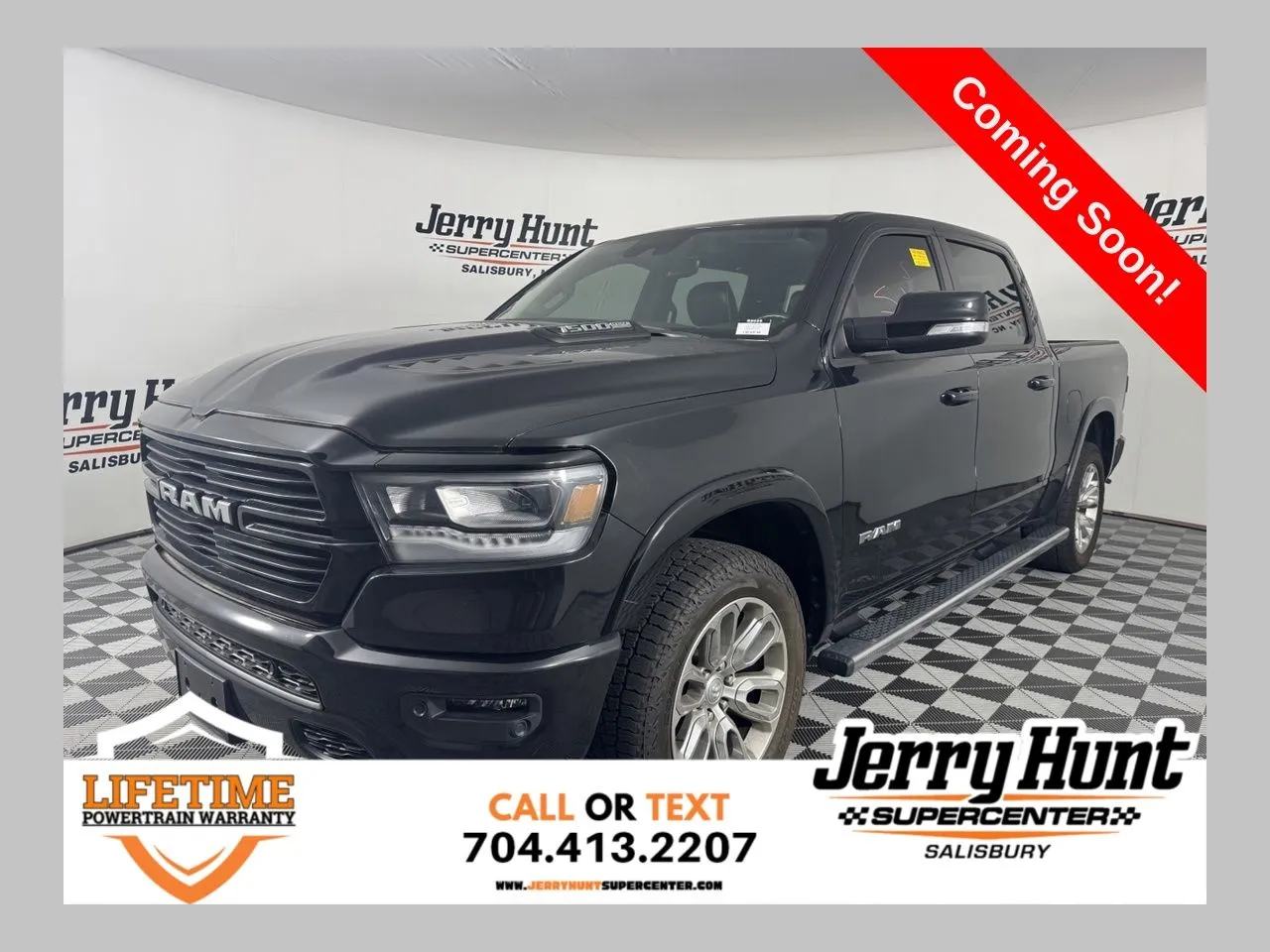 Black 2022 Ram 1500 Laramie for sale in Salisbury, NC