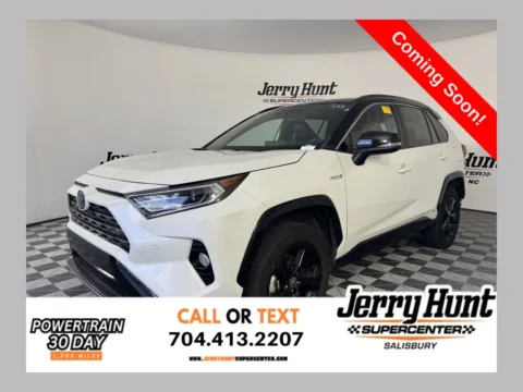 Black 2021 Toyota RAV4 Hybrid XSE for sale in Salisbury, NC