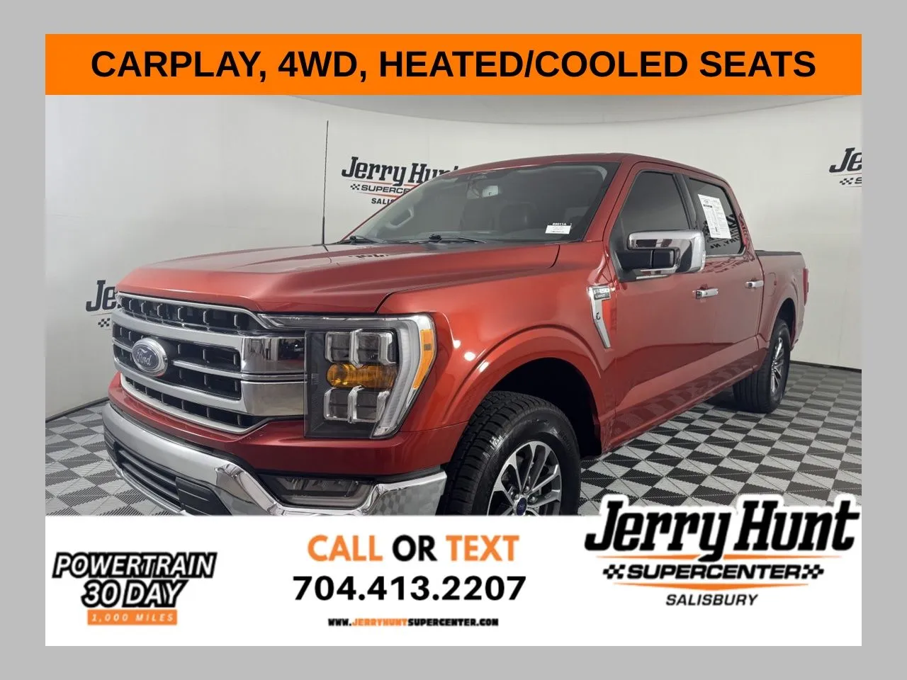 Red 2023 Ford F-150 Lariat for sale in Salisbury, NC