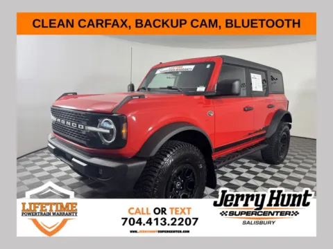 Red 2022 Ford Bronco Wildtrak for sale in Salisbury, NC