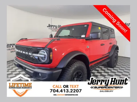 Red 2022 Ford Bronco Wildtrak for sale in Salisbury, NC
