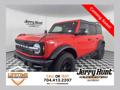 Red 2024 Ford Bronco Wildtrak for sale in Salisbury, NC