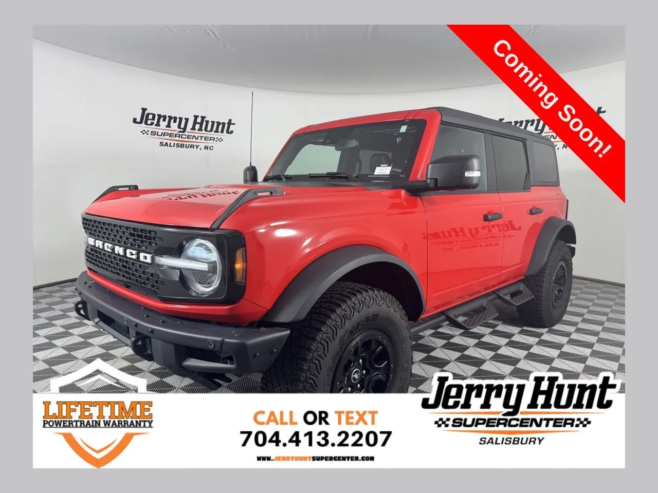 Red 2024 Ford Bronco Wildtrak for sale in Salisbury, NC