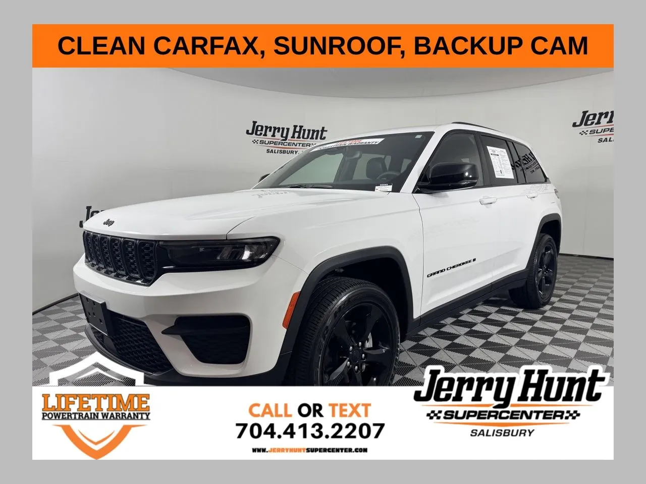White 2023 Jeep Grand Cherokee Altitude X for sale in Salisbury, NC