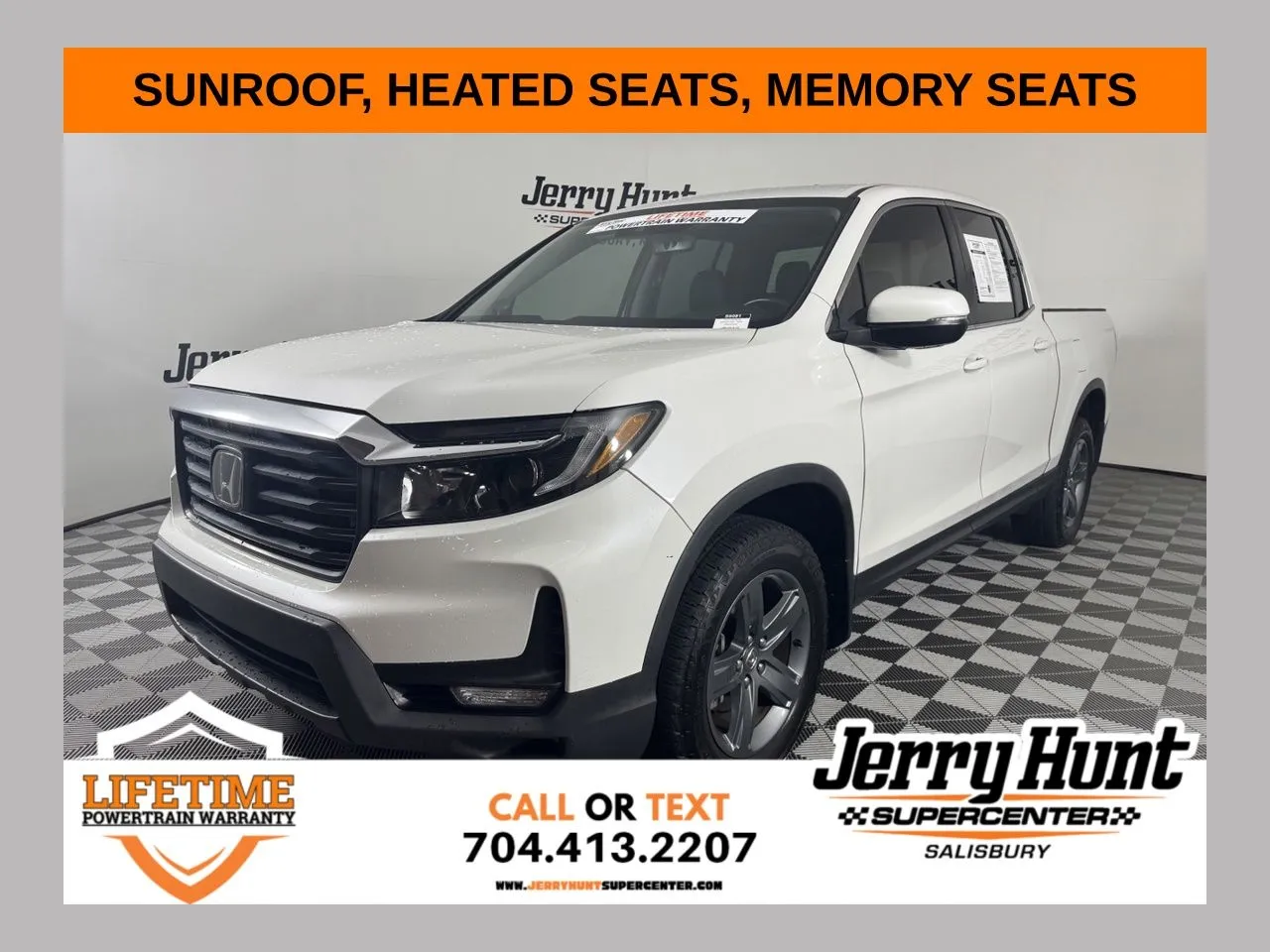 White 2023 Honda Ridgeline RTL for sale in Salisbury, NC