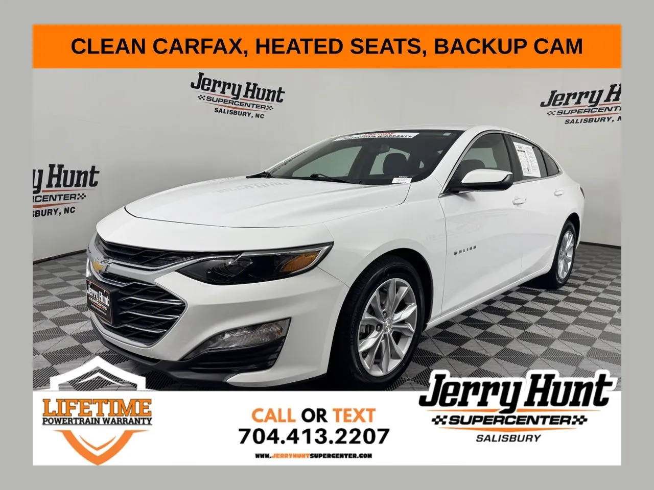 White 2024 Chevrolet Malibu LT for sale in Salisbury, NC