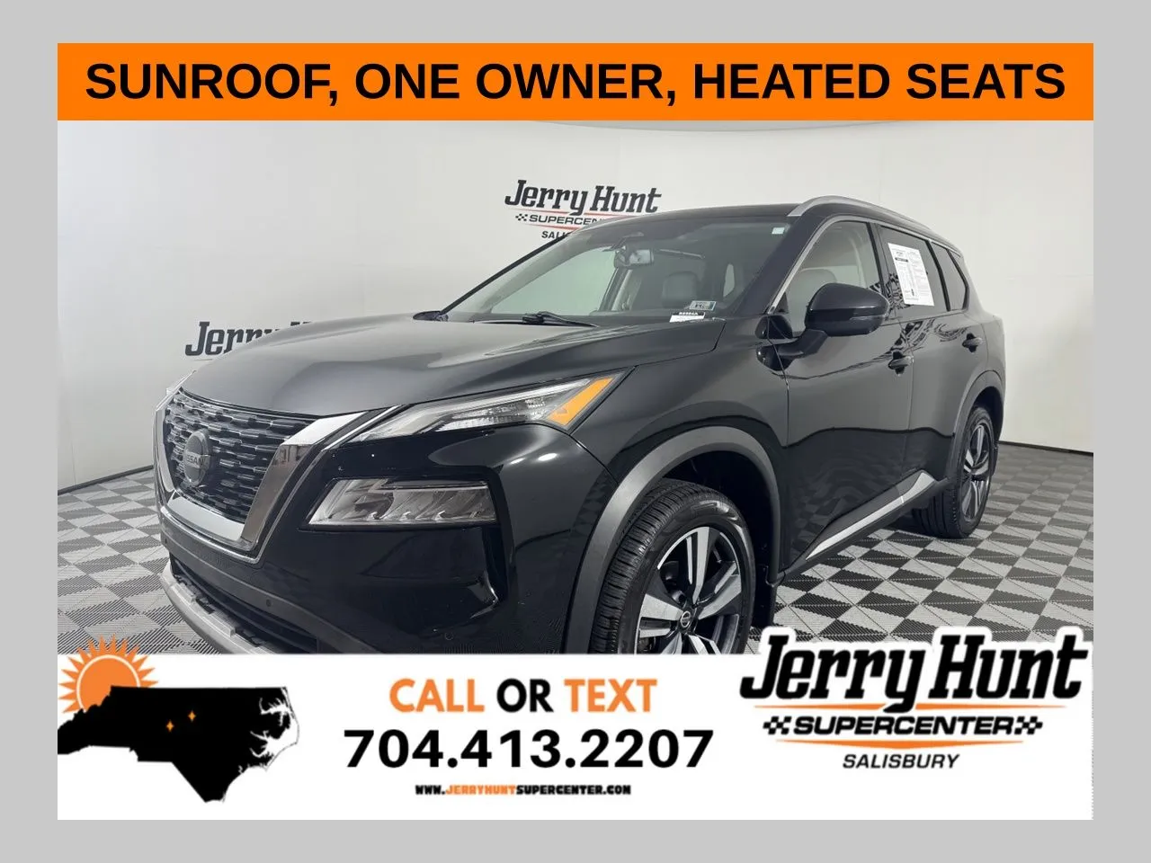 Black 2021 Nissan Rogue SL for sale in Salisbury, NC