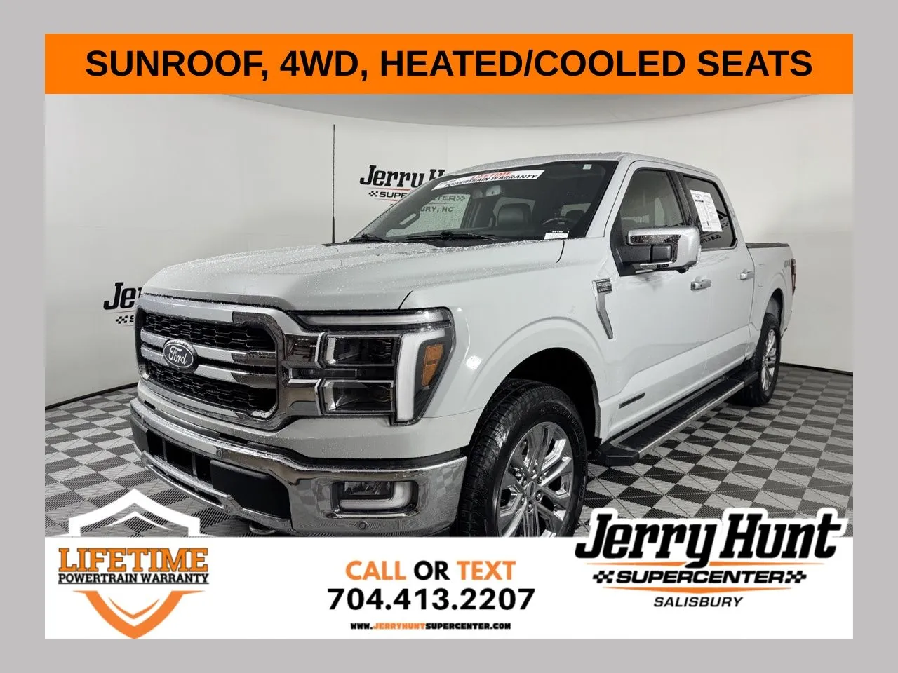 Gray 2024 Ford F-150 Lariat for sale in Salisbury, NC