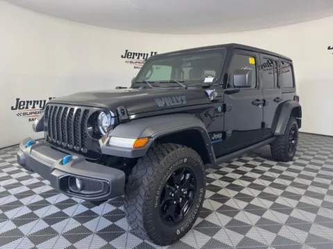 Black 2023 Jeep Wrangler Willys 4xe for sale in Salisbury, NC