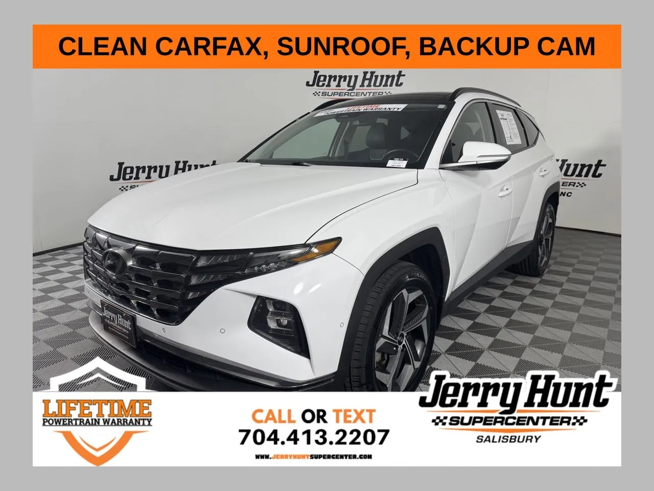 White 2024 Hyundai Tucson Limited for sale in Salisbury, NC
