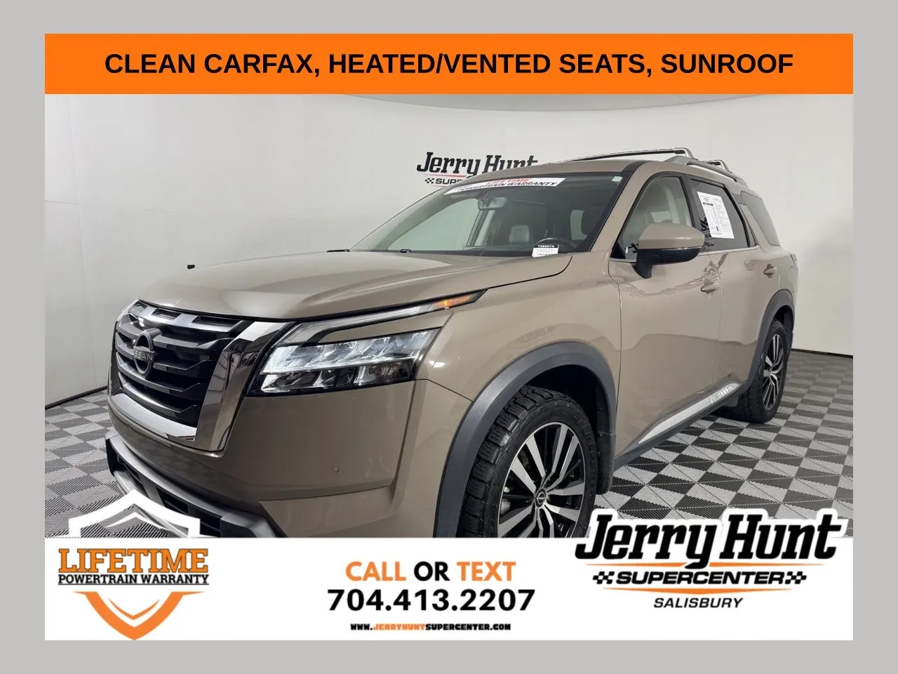 Beige 2023 Nissan Pathfinder Platinum for sale in Salisbury, NC