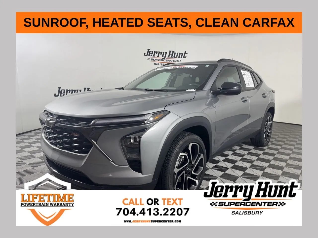Gray 2024 Chevrolet Trax 2RS for sale in Salisbury, NC