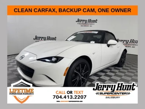 White 2025 Mazda MX-5 Miata Grand Touring for sale in Salisbury, NC