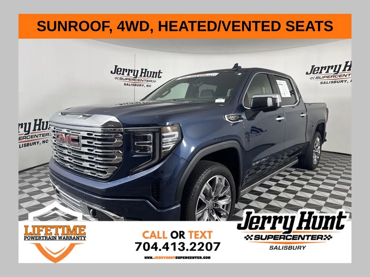 Blue 2023 GMC Sierra 1500 Denali for sale in Salisbury, NC