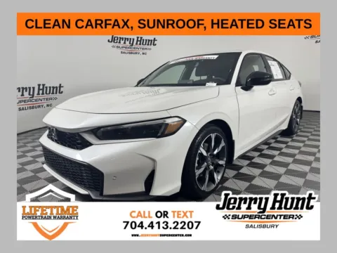 White 2025 Honda Civic Hybrid Sport Touring for sale in Salisbury, NC