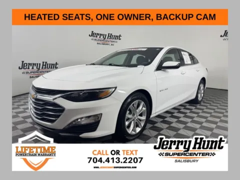 White 2024 Chevrolet Malibu LT for sale in Salisbury, NC
