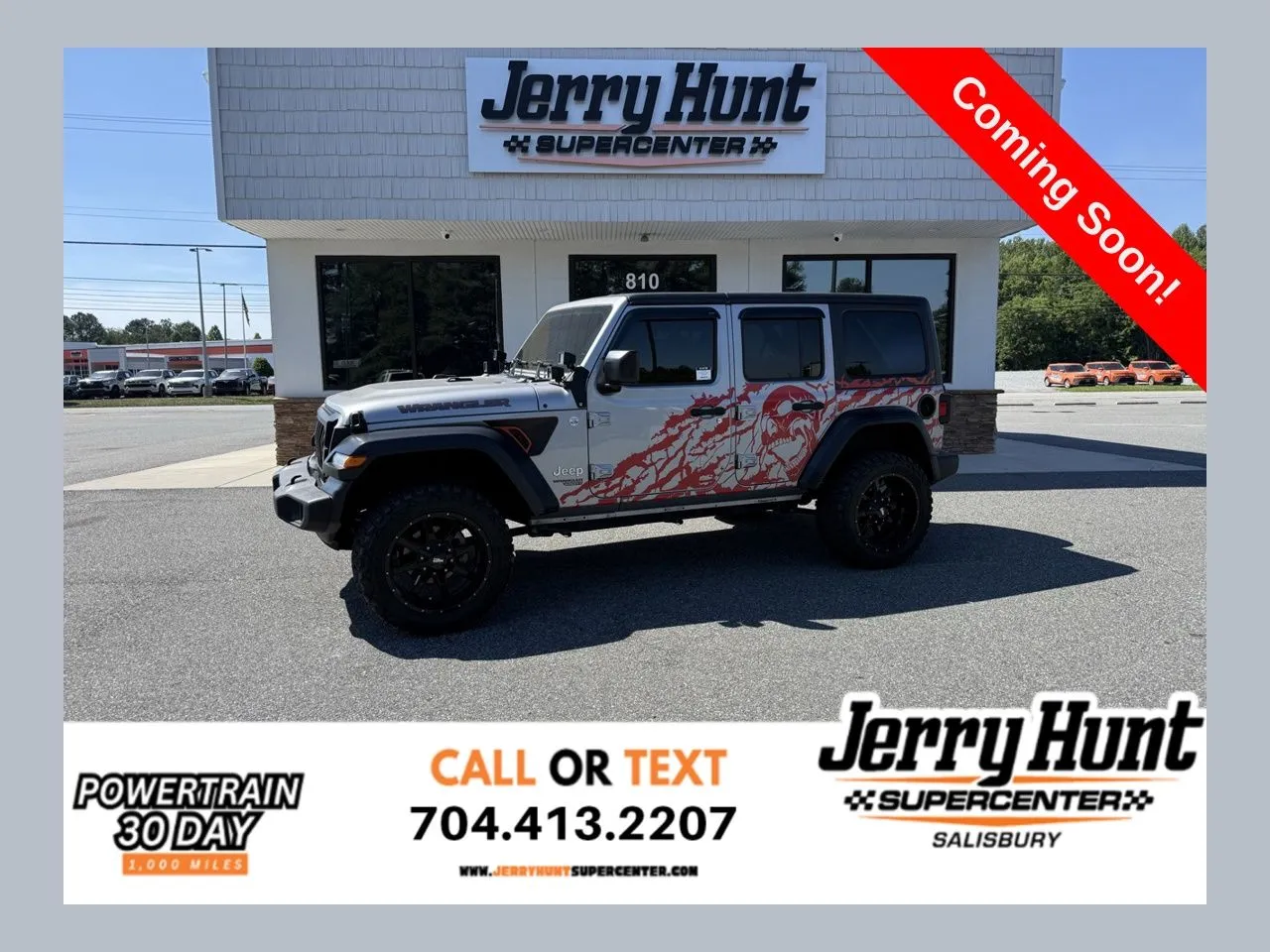 Silver 2020 Jeep Wrangler Unlimited Sport S for sale in Salisbury, NC